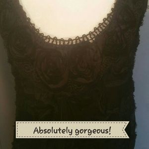 Black dressy shift dress